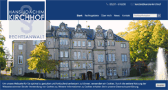 Desktop Screenshot of kanzlei-kirchhof.de