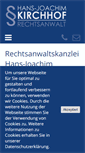 Mobile Screenshot of kanzlei-kirchhof.de